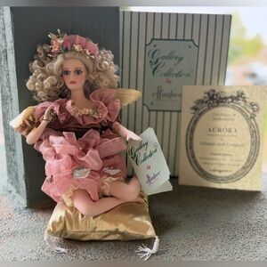 $25 PORCELAIN DOLL AURORA. VINTAGE IN BOX. $25 WHEN BUNDLED WITH 3 OR MORE ITEMS